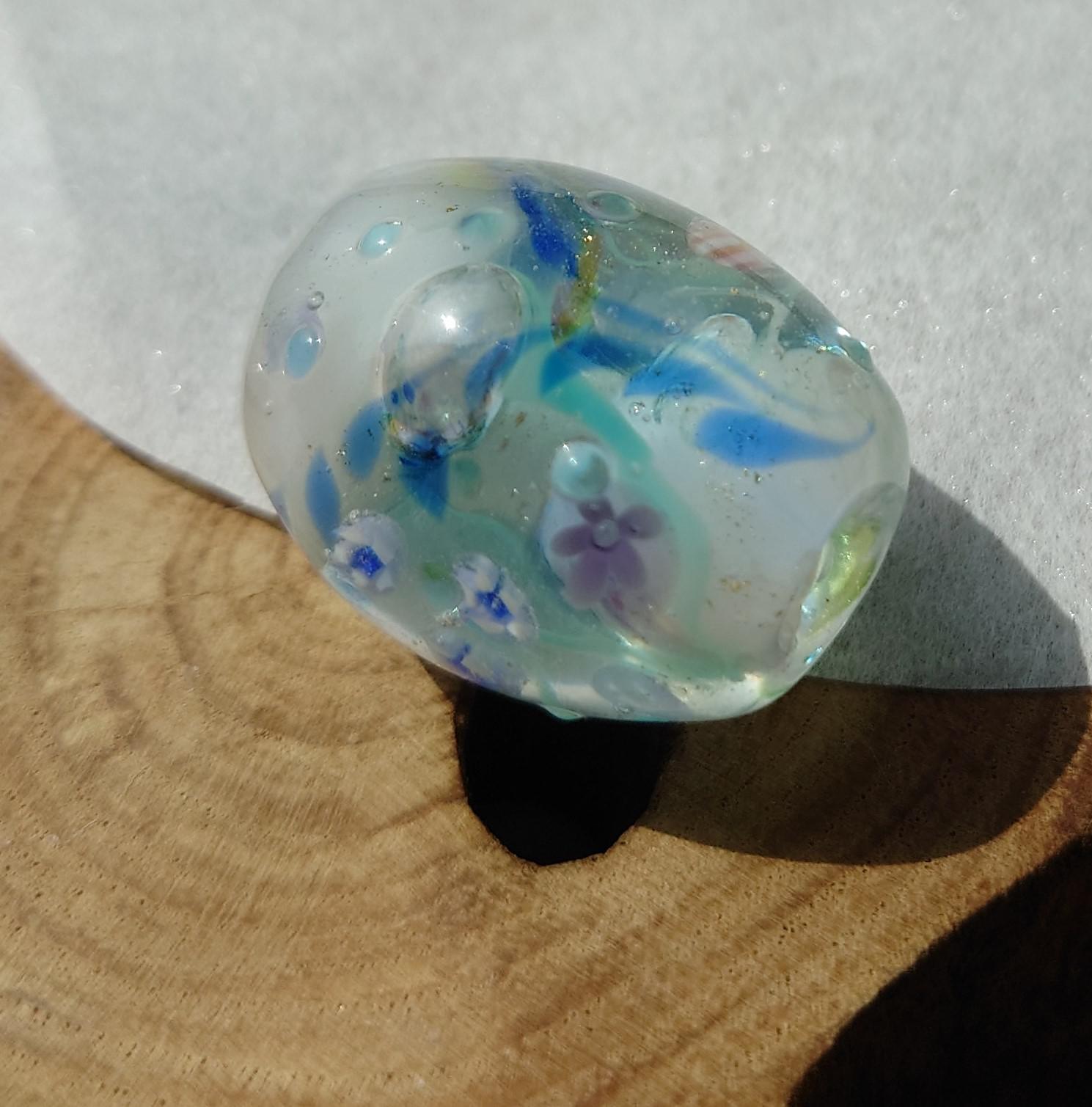 天空の庭 天使の螺旋 とんぼ玉 ガラス