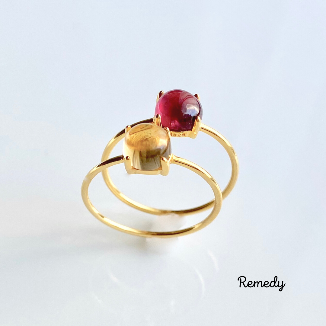 【TEMPLE 18K ルビー Seal THE シール リング Ring OF SUN】Ruby