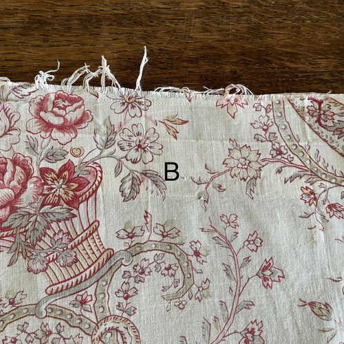 フランスアンティーク 花柄ファブリック3 はぎれ Prisca 通販 13696917