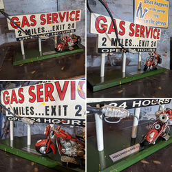 Old アメリカン Style/ HOLLYWOOD SIGN デコ/ （GAS SERVICE） #アメリカンな部屋 7枚目の画像