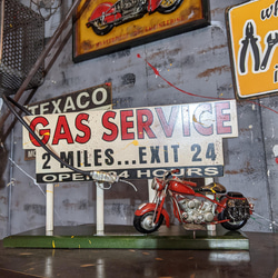 Old アメリカン Style/ HOLLYWOOD SIGN デコ/ （GAS SERVICE） #アメリカンな部屋 3枚目の画像