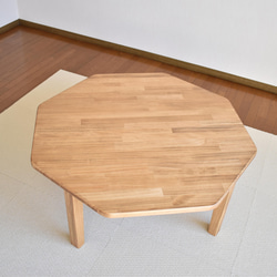 折りたたみ木脚のハチカクテーブル【1台限定品】 2枚目の画像