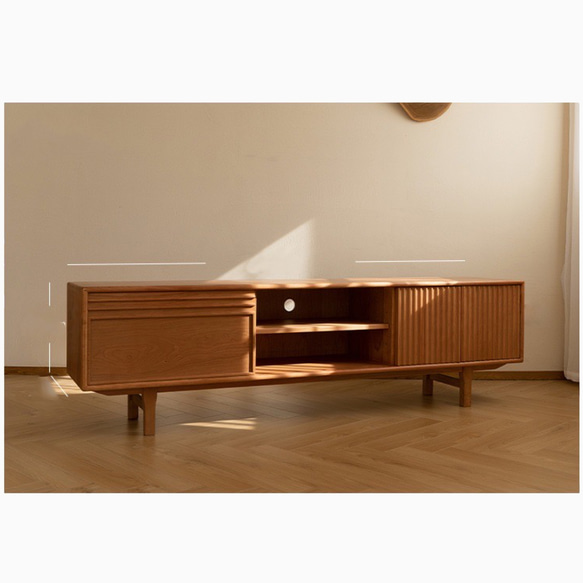 オーダーメイド 職人手作り テレビボード テレビ台 ローボード 木目 天然木 無垢材 家具 木工 おうち時間 エコ LR 