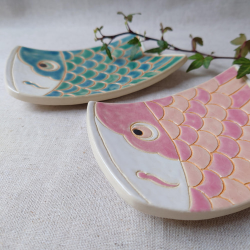 鯉のぼり皿☆新品