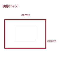 夕方の波と(パステル画　原画 　額付き) 5枚目の画像