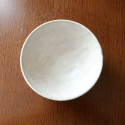 [SALE]白マット釉の飯碗 ＊ Lサイズ 8枚目の画像