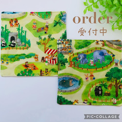 新柄入荷★オトナも子供もOK！yukiemon×ガーゼのハンカチ1枚700yen〜 2枚目の画像