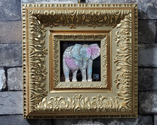 ☆いいゾウさん専用 油彩画 『寂寞思索』 原画 油絵 一点物 アート