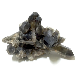 希少 鉱物標本 透き通る ねじれ水晶 グインデル スモーキークォーツ