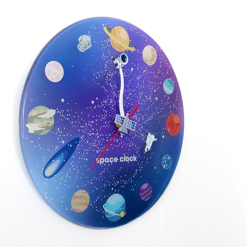 space clock~宇宙を旅する時計~ 掛け時計・置き時計 nine-D 通販