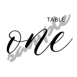 table number ( 結婚式 テーブルナンバー 受付サイン ペーパーアイテム コットンペーパー 厚紙 ) 4枚目の画像