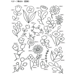 ウール刺繍ウェルカムボードキット デザインNo,W01 花園 ぷっくり可愛いウール刺繍で気持ちを込めておもてなし＾＾ 10枚目の画像