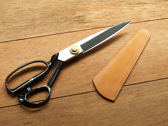 Leather Scissor Case - Classic Tan 7枚目の画像