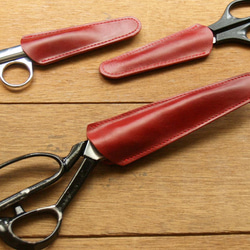 Leather Scissor Case - Lord Red 6枚目の画像