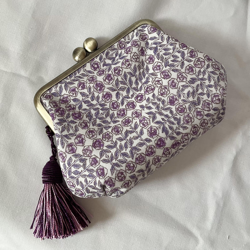 リバティ スリーピングローズ 碁石親子がま口ミニ財布 その他ミニ財布