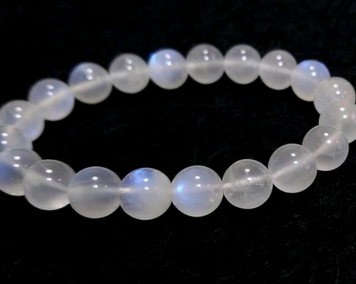 穏やかな青い月の輝き/ペリステライト/天然石/パワーストーンブレスレット 穏やかな青い月の輝き/ペリステライト/天然石/パワーストーンブレスレット