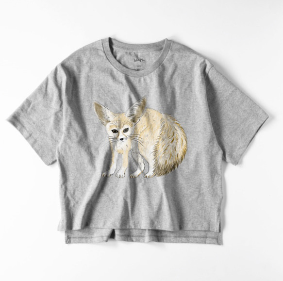 星の王子さま キツネ フェネック オーバーサイズTシャツ イラスト
