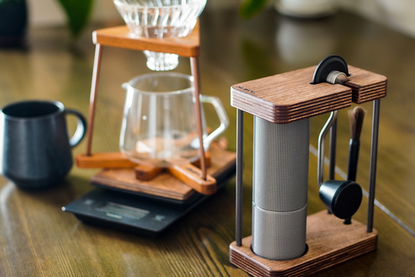 JHAT.. Coffee grinder stand for TIMEMORE C2 C3 , C2MAX C3MAX 1枚目の画像