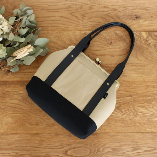 【新品未使用】m.soeur お花がたくさんガマ口バッグ fashion goods – m.soeur