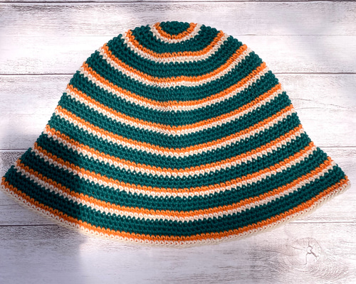 Y.A.R.N. クロシェ ニット ハット FREE グリーン 3Dクロス Y.A.R.N. Crochet Knit Hat FREE Green 3D Cloth Handmade