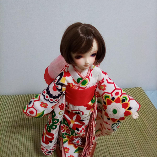 ☆専用おまとめ①☆ トールサイズ“品よく華やかな盛り上がり”訪問着 C-98 えっくす☆きゅーと】ふぁみりー『大正乙女喫茶／ふうか 矢絣桜