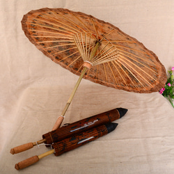 番傘 蛇の目傘 和傘 日本舞踊 大衆演劇 道具 着物 撮影 踊り  3枚目の画像