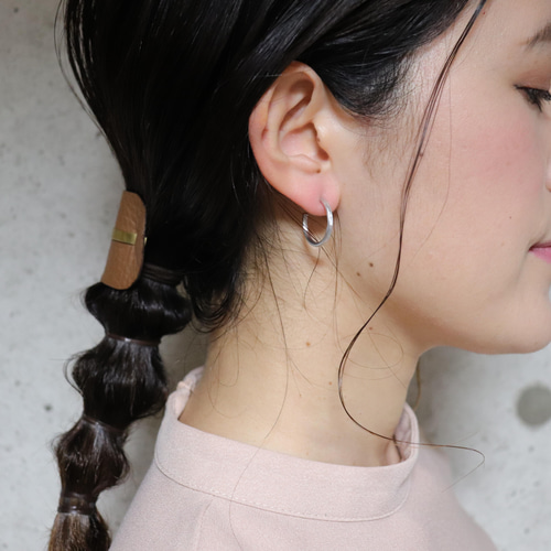 ピアス(両耳用) 2.0M×つちめ×silver×両耳用 】フープピアス メンズピアス ピアス