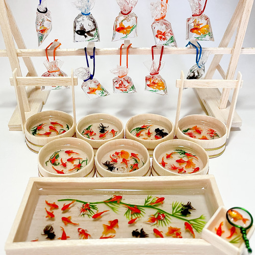 金魚すくいフルセット ミニチュア その他インテリア雑貨 池波屋 通販