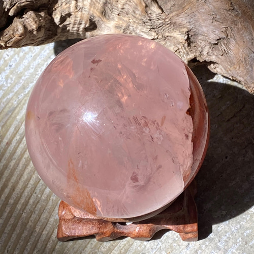 ヘマタイトインローズクォーツ with Wスター☆ゴールデンヒーラー