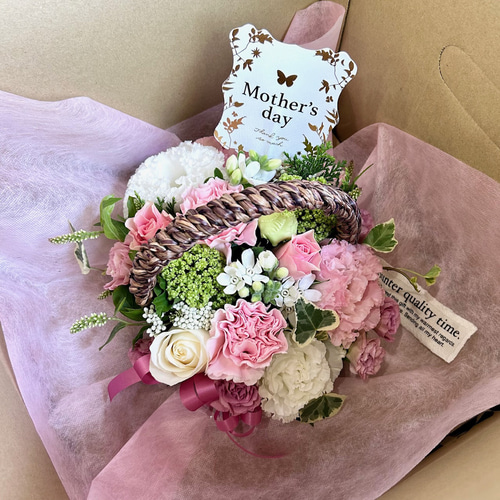 5/9（金）お届け【生花】母の日ギフト♫ おまかせアレンジメント S