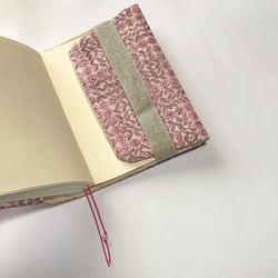 ほぼ日手帳オリジナル用 スリーピングローズ ( リバティ ミナペルホネン ) ピンク 2枚目の画像