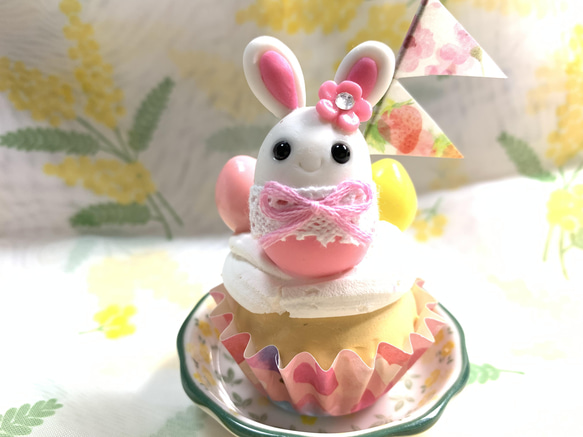 ☆イースターのうさぎちゃんカップケーキ(受注生産) 5枚目の画像