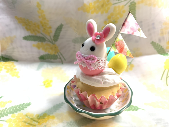 ☆イースターのうさぎちゃんカップケーキ(受注生産) 4枚目の画像
