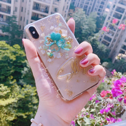 イニシャル＆名入れ♡リボン キラキラ✨パール ツリーオリジナル