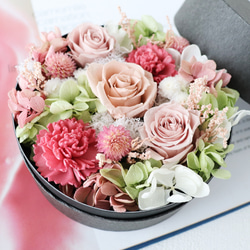 大人気 モーブピンク フラワーボックス 5枚目の画像