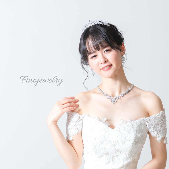 【送無・SpcialBox付】P027N018　Tiara Wedding 結婚式 Party 王道 揺れる 輝き キラ 4枚目の画像