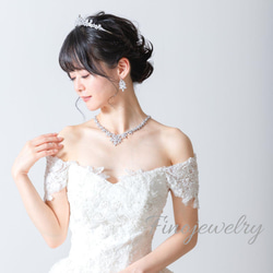 【送無・SpcialBox付】P027N018　Tiara Wedding 結婚式 Party 王道 揺れる 輝き キラ 6枚目の画像