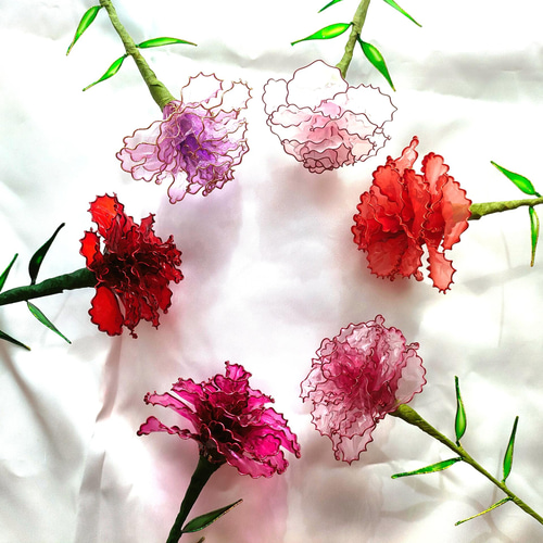 アルバム飾り　母の日　カーネーション　オーダー受付中( ＾∀＾) 25121-400-