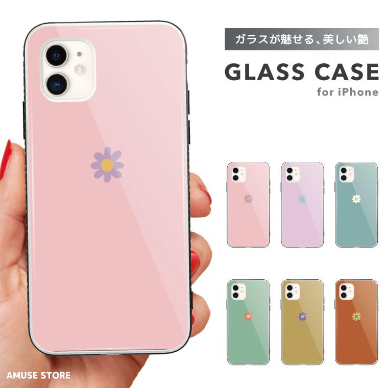 ガラスケース スマホケース iPhone 飯沼愛 倉科泉 使用 マーガレット デイジー この初恋はフィクションです        Ω