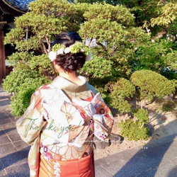 水彩画のようはんなり透明感♡振袖フルセット成人式前撮り謝恩会結婚式