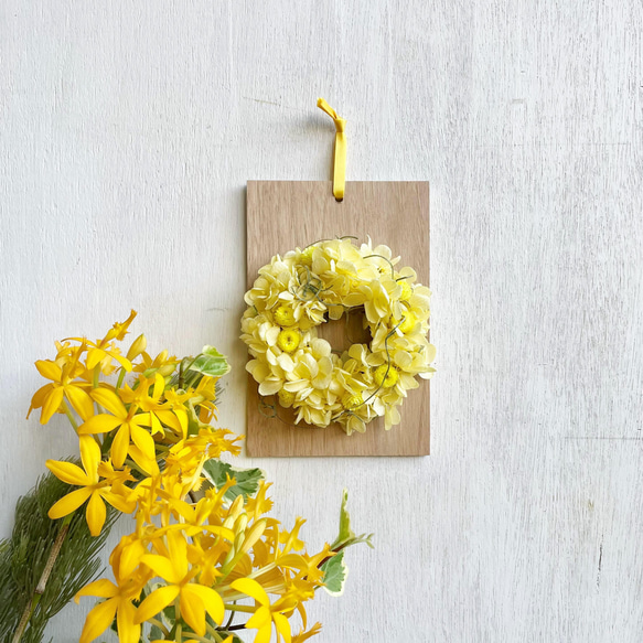 紫陽花クルミリース