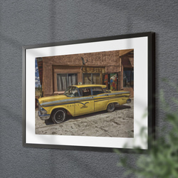 ☆インテリアアートポスター -Yellow cab-【021】 4枚目の画像