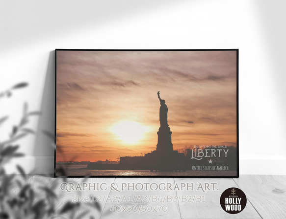 ☆インテリアフォトポスター -Statue of Liberty-【023】 1枚目の画像