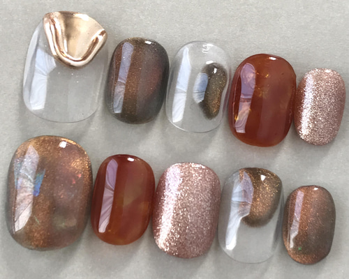 オーダーネイルチップNo.13 抹茶ラテカラー ミラーアクセ ニュアンス 2025年最新】抹茶ラテネイルの人気アイテム - メルカリ オーダーネイル