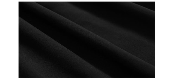 黑色 高級感簡約V領基礎款洋裝 A字版型內搭外穿極簡連身裙 第4張的照片