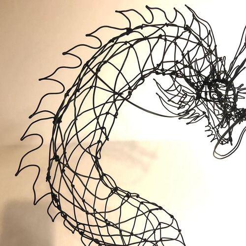 ワイヤーアート龍（大）シャドーアート その他アート ヤスバル