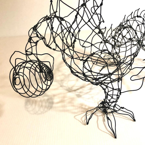 ワイヤーアート龍（大）シャドーアート その他アート ヤスバル