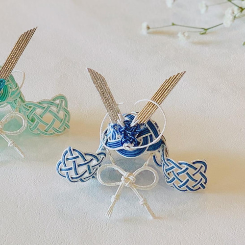 再販！水引兜飾り【縹-はなだ-】 五月人形・こいのぼり tomoemon 通販