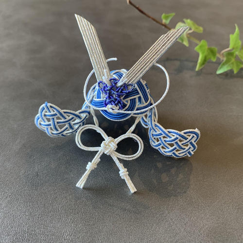 再販！水引兜飾り【縹-はなだ-】 五月人形・こいのぼり tomoemon 通販