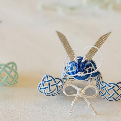 再販！水引兜飾り【縹-はなだ-】 五月人形・こいのぼり tomoemon 通販